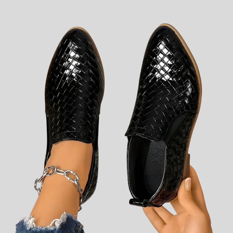 Joan™ | Orthopedic Braided Ankle Boots with Block Heel 4