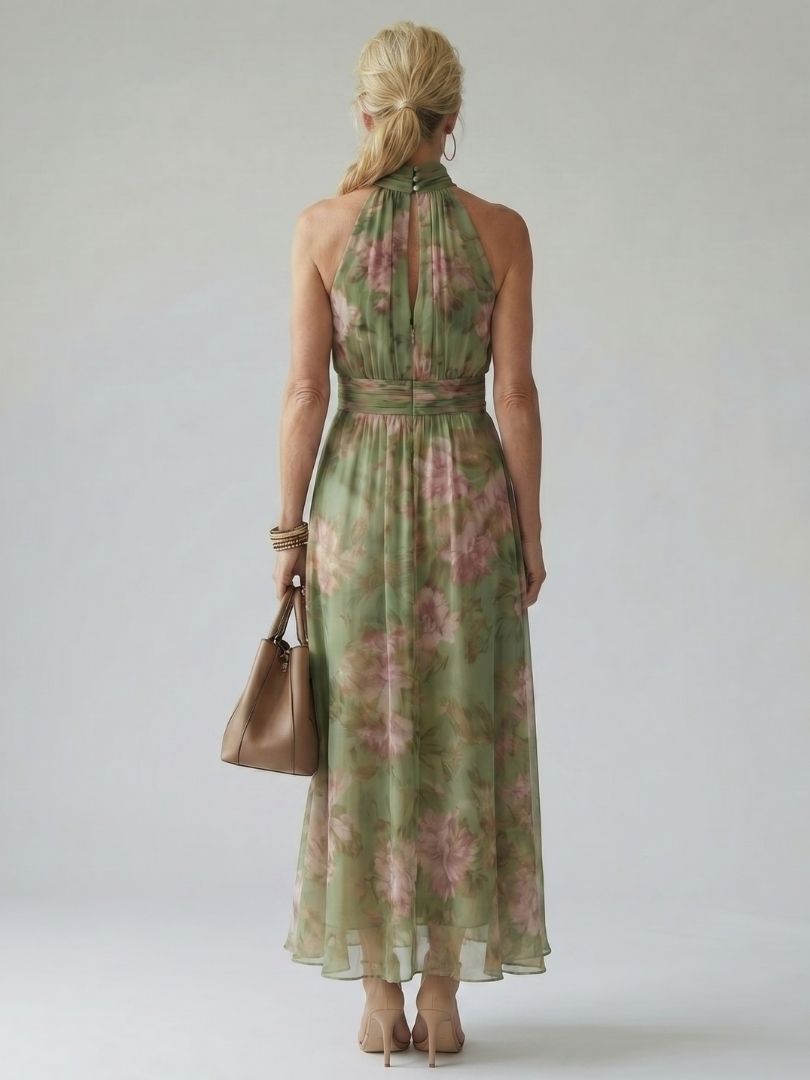 Danielle™ | Tummy-Flattering Pleated Midi Dress