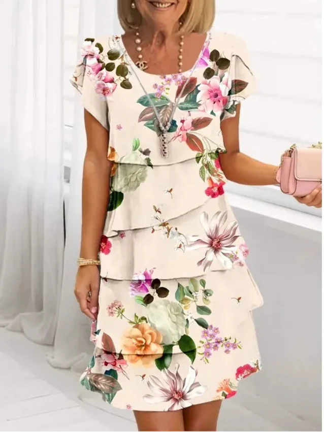 Colette™ | Tummy-Flattering Ruffle Dress