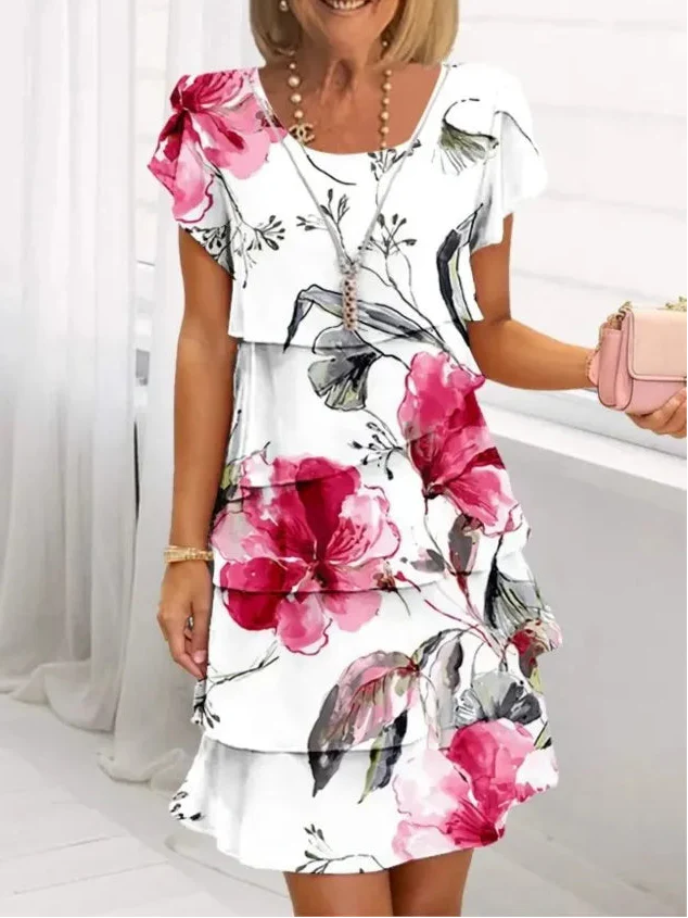 Gretchen™ | Tummy-Flattering Ruffle Dress