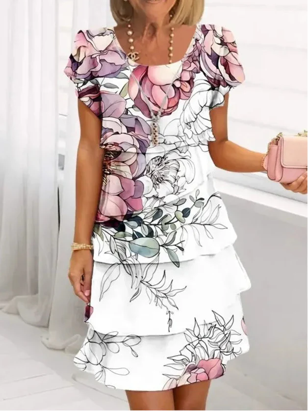 Kathleen™ | Tummy-Flattering Ruffle Dress