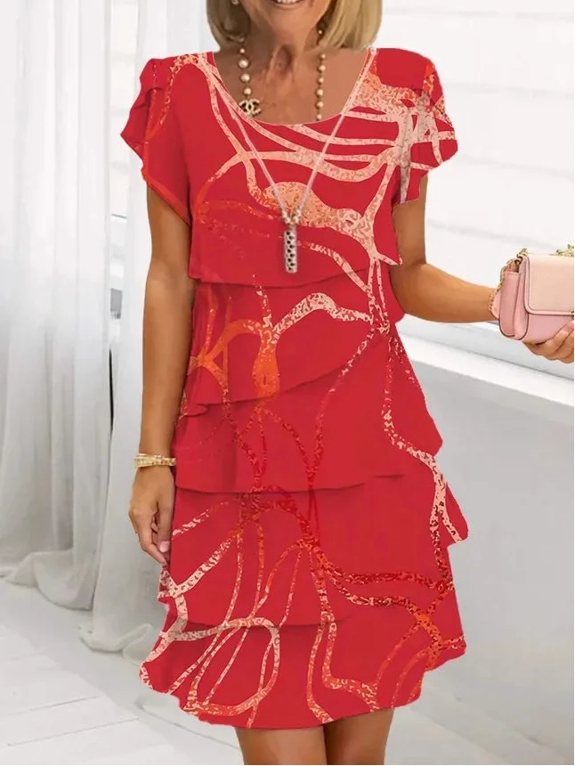 Priscilla™ | Tummy-Flattering Ruffle Dress