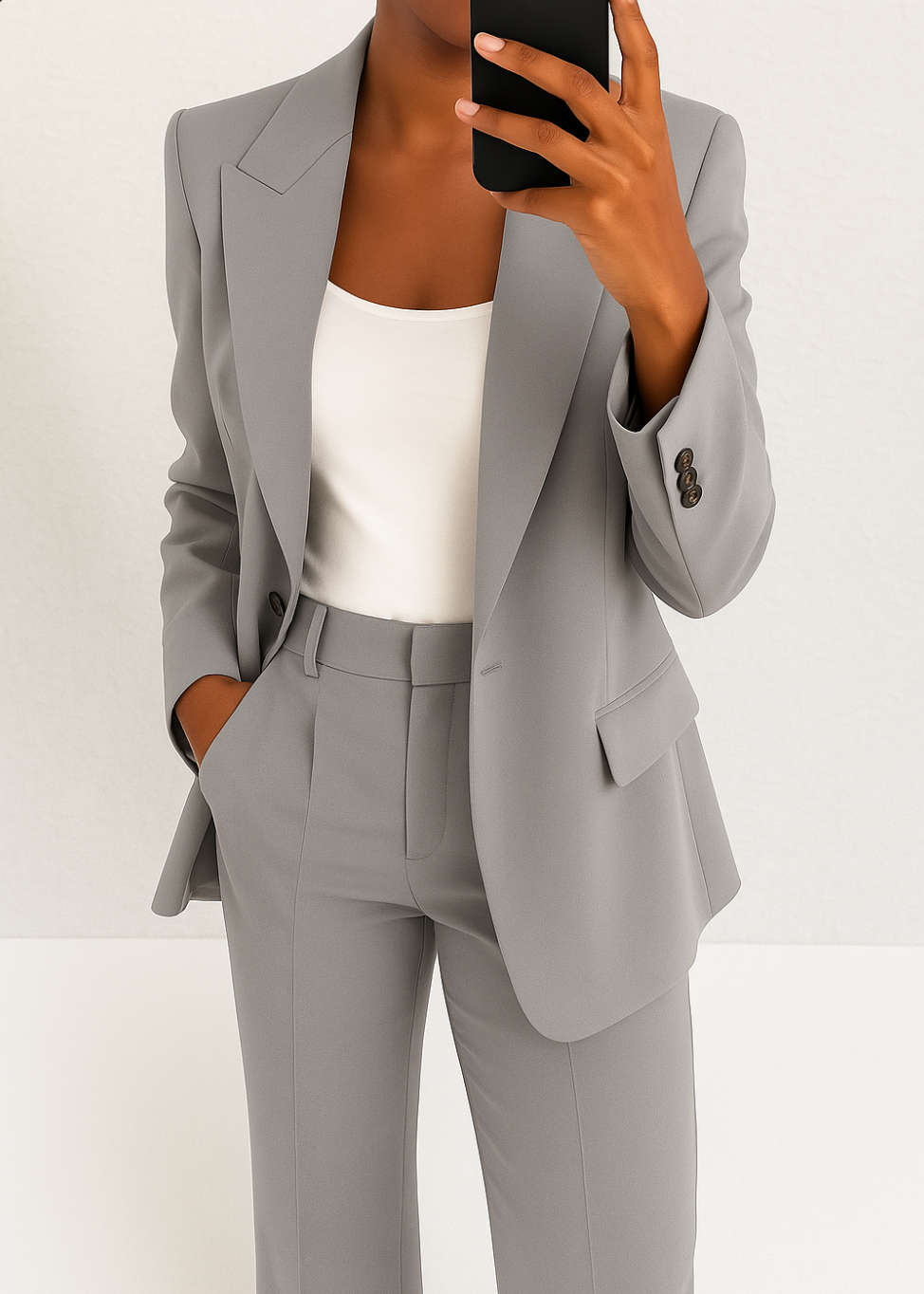Deborah™ | Tailored Two-Piece Coat Suit with Blazer 2