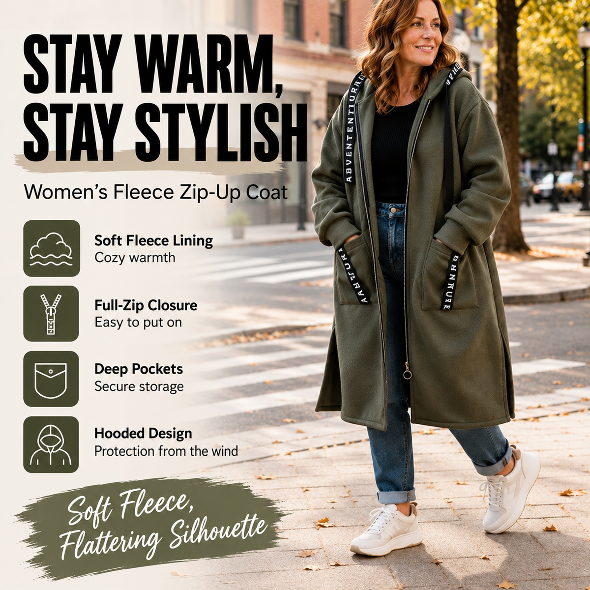 Susan™ | Long Oversized Hoodie Cardigan