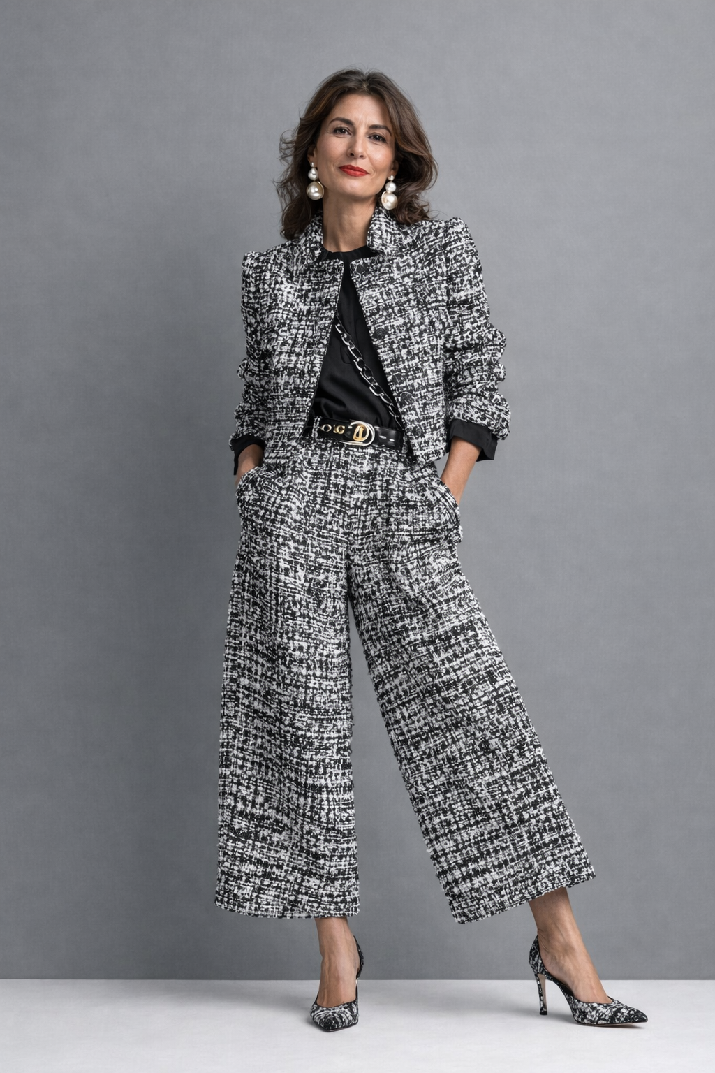 Brooklyn™ | Elegant Two-Piece Tweed Set