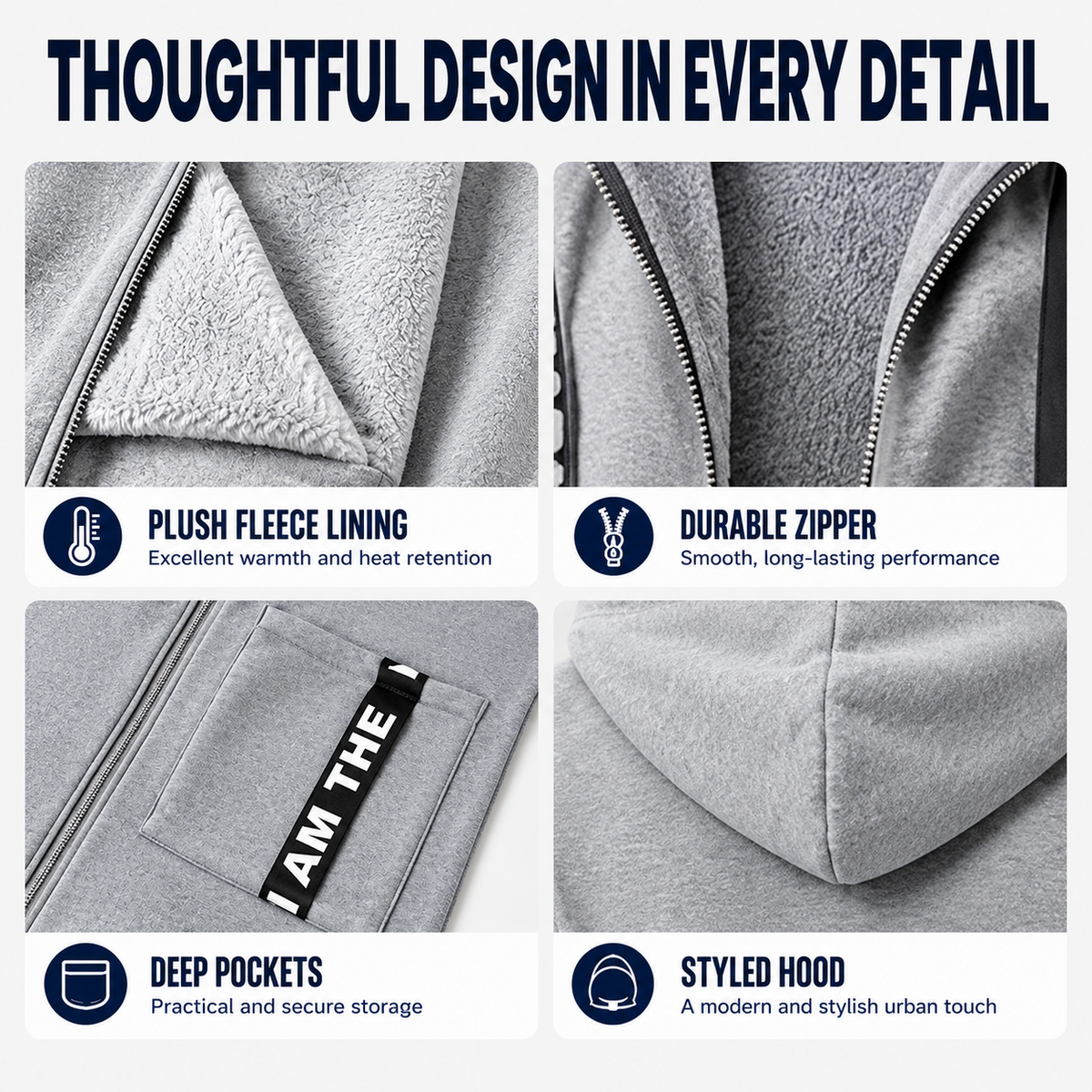 Susan™ | Long Oversized Hoodie Cardigan