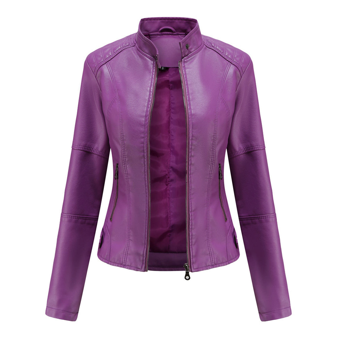 Paisley™ | Classic Fitted Leather Jacket 6