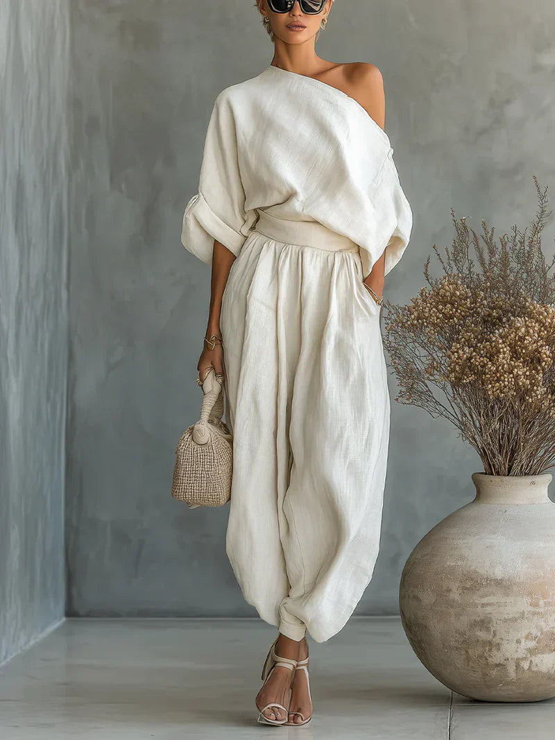 Mila™ | 2-Piece Set with Off-the-Shoulder Design