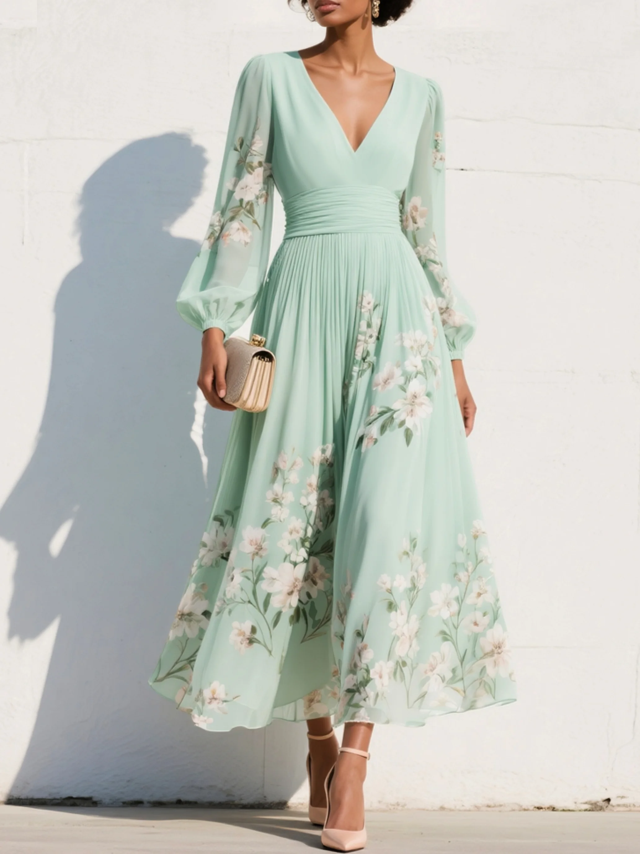 Coral | Maxi Dress