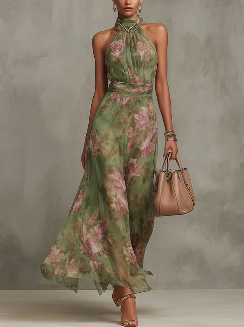 Green Petal Dress
