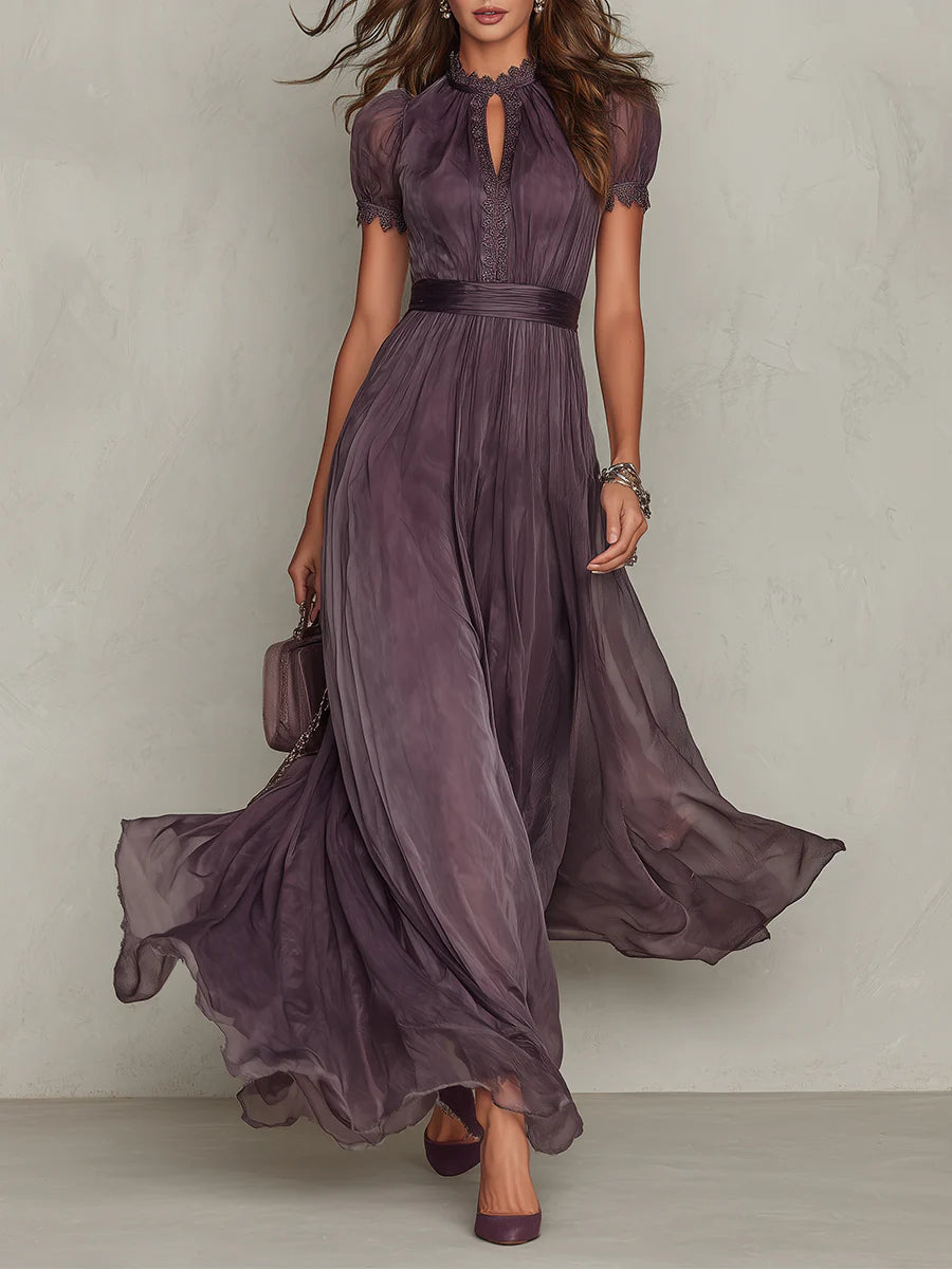 MARILYN™ - ELEGANT GATHERED SUMMER MAXI DRESS