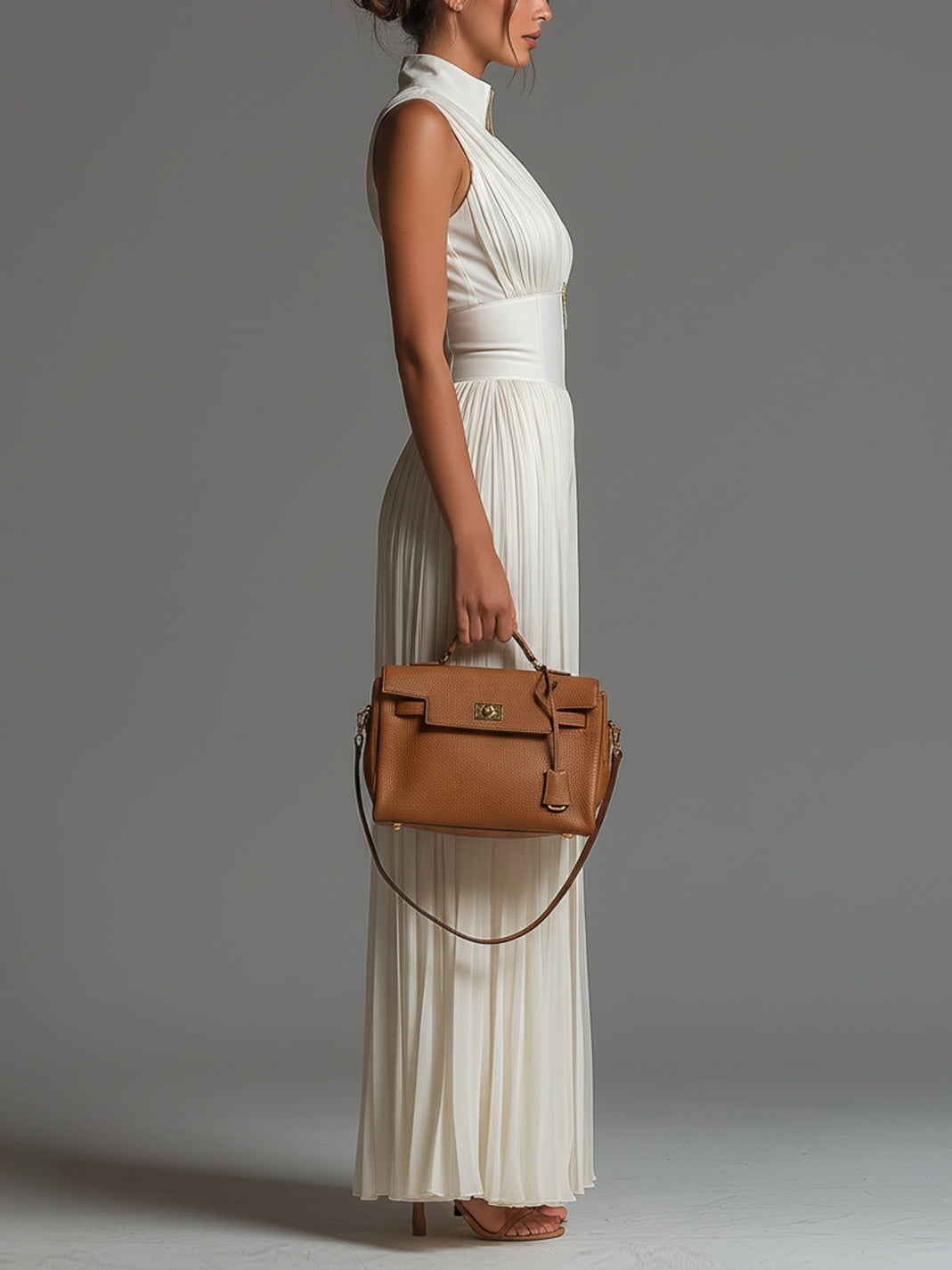 Lucía | Pleated Chiffon Jumpsuit