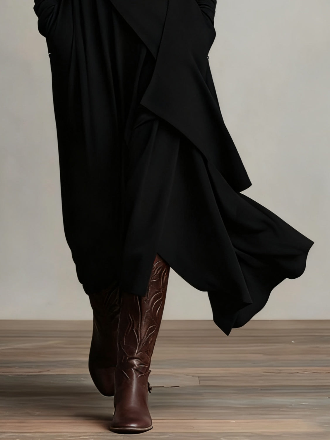 Susan™ | Vintage Asymmetrical Maxi Dress 8
