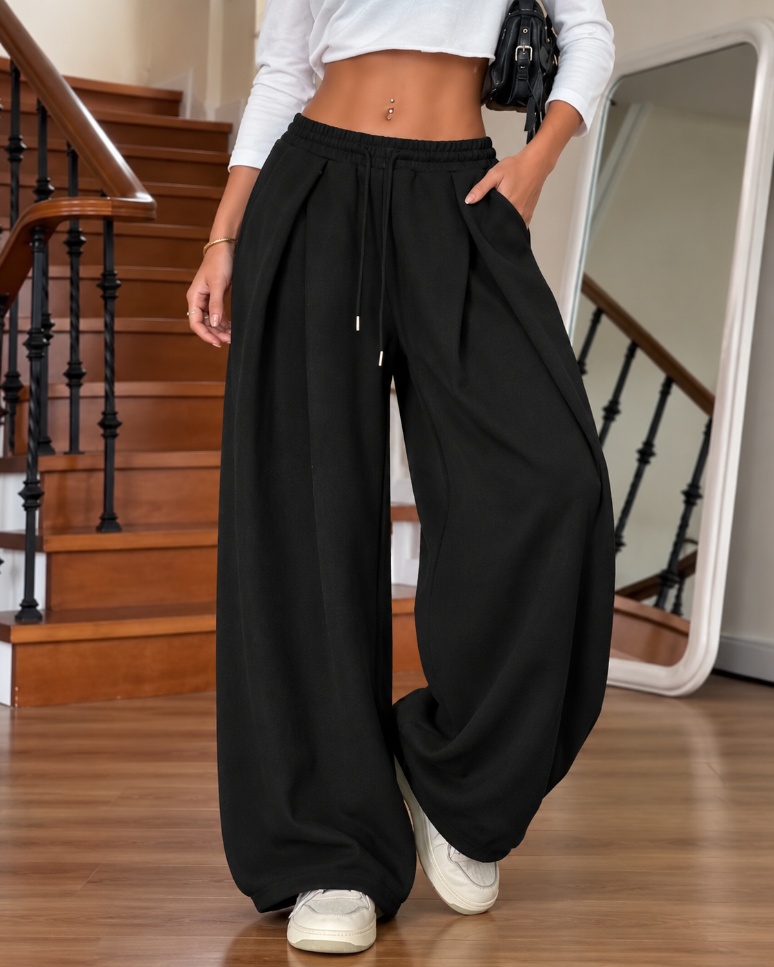 Nancy™ | Relaxed Wide-Leg Joggers