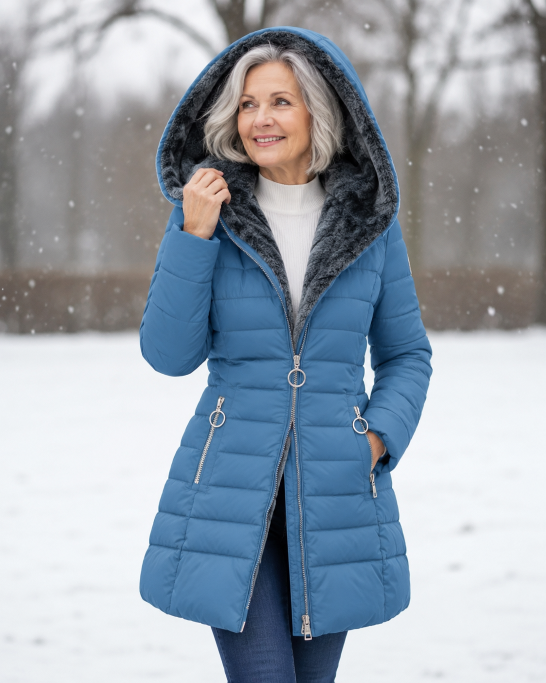 Lily™ | Warm Padded Winter Jacket with Hood
