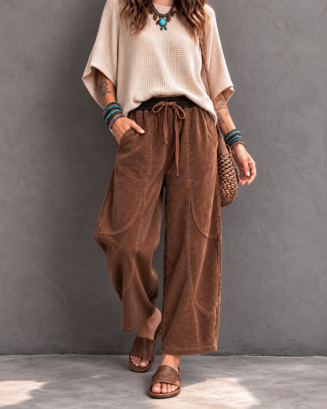 Patricia™ | Comfortable Corduroy Pants with Elastic Waist