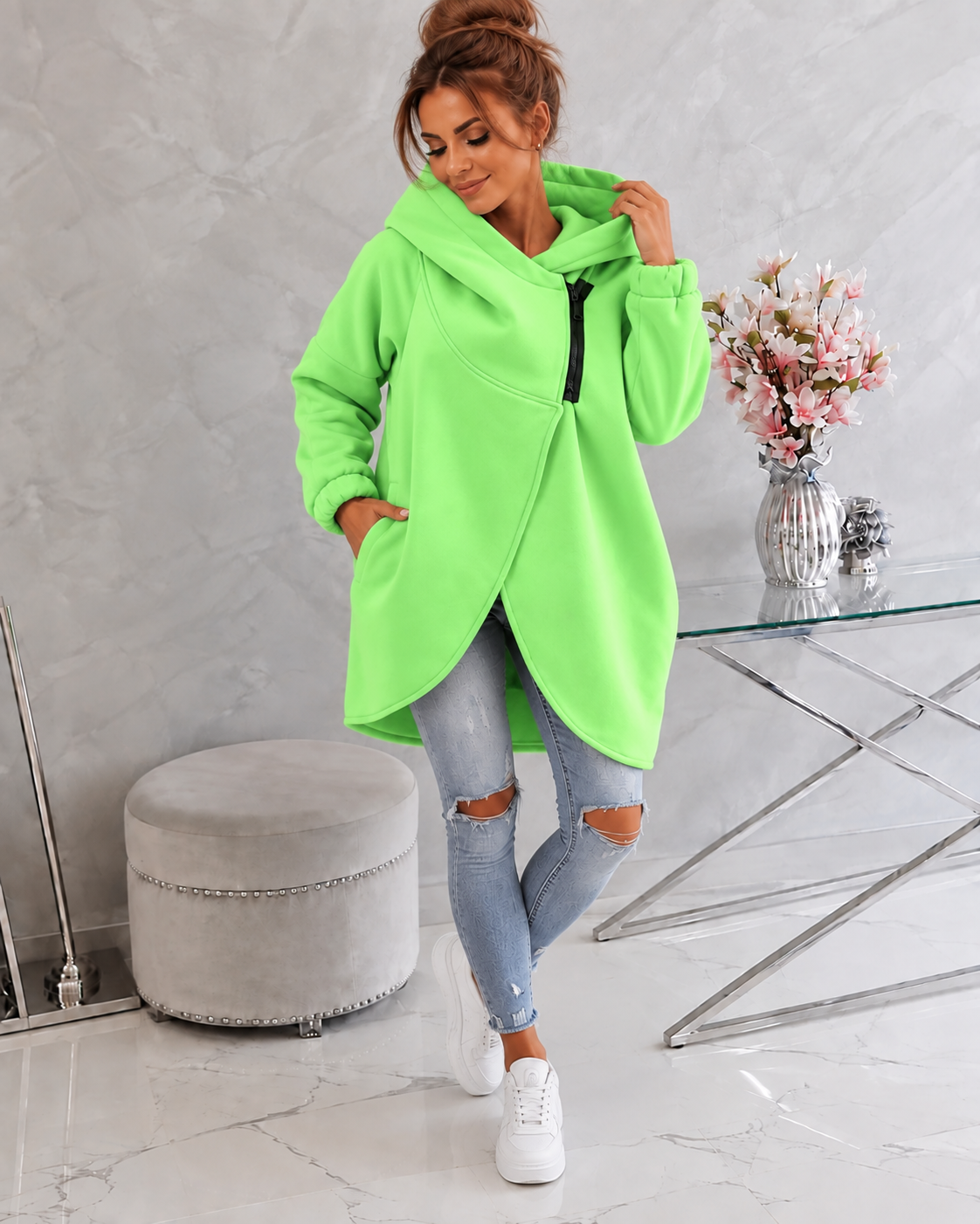 Patricia™ | Comfortable Hoodie Cardigan with Zipper