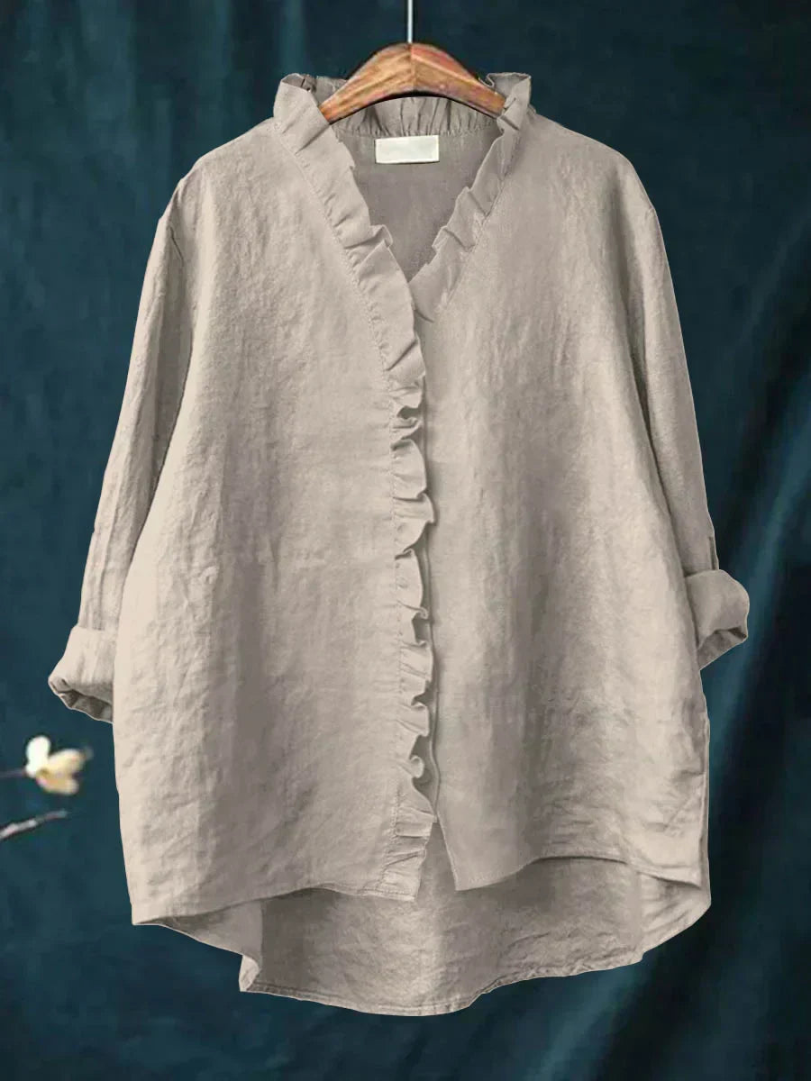 Lily - Lightweight Blouse with Ruffles