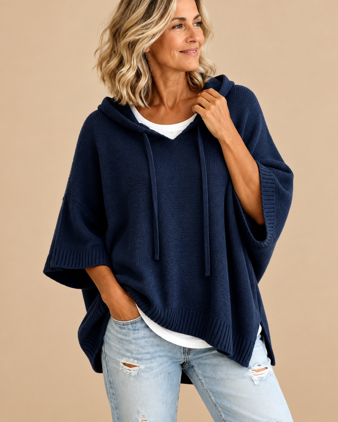 Patricia™ | Soft Hooded Poncho