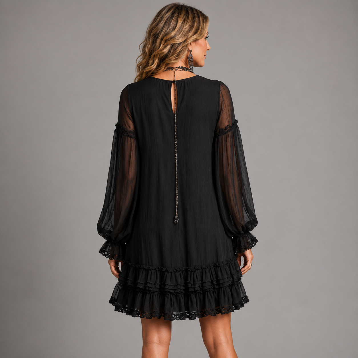 Cecelia | Elegant Ruffle Mini Dress