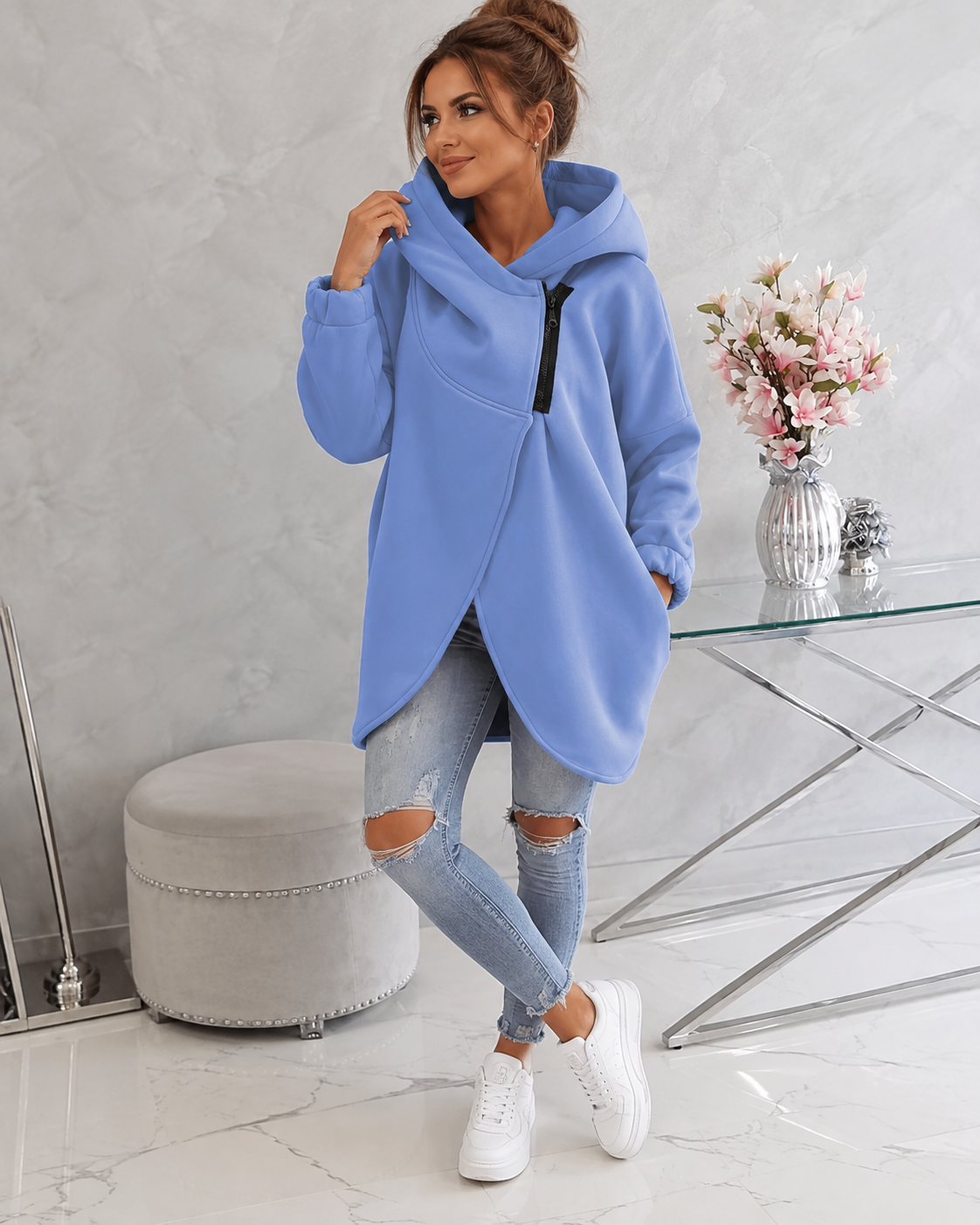 Patricia™ | Comfortable Hoodie Cardigan with Zipper
