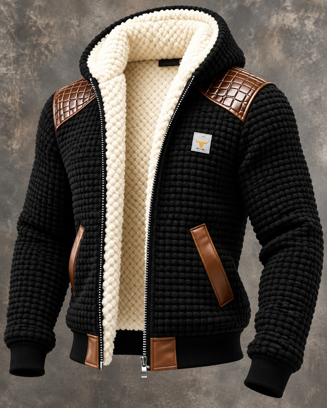 Clark™ | Warm Padded Cardigan with Teddy Lining