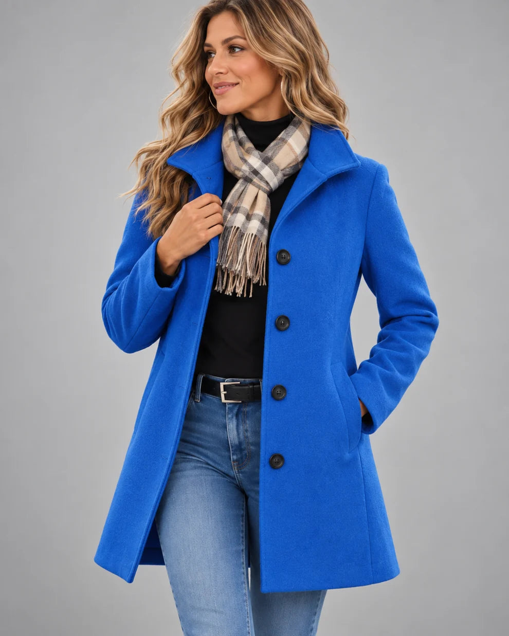 Lily™ | Elegant Classic Coat With Buttons