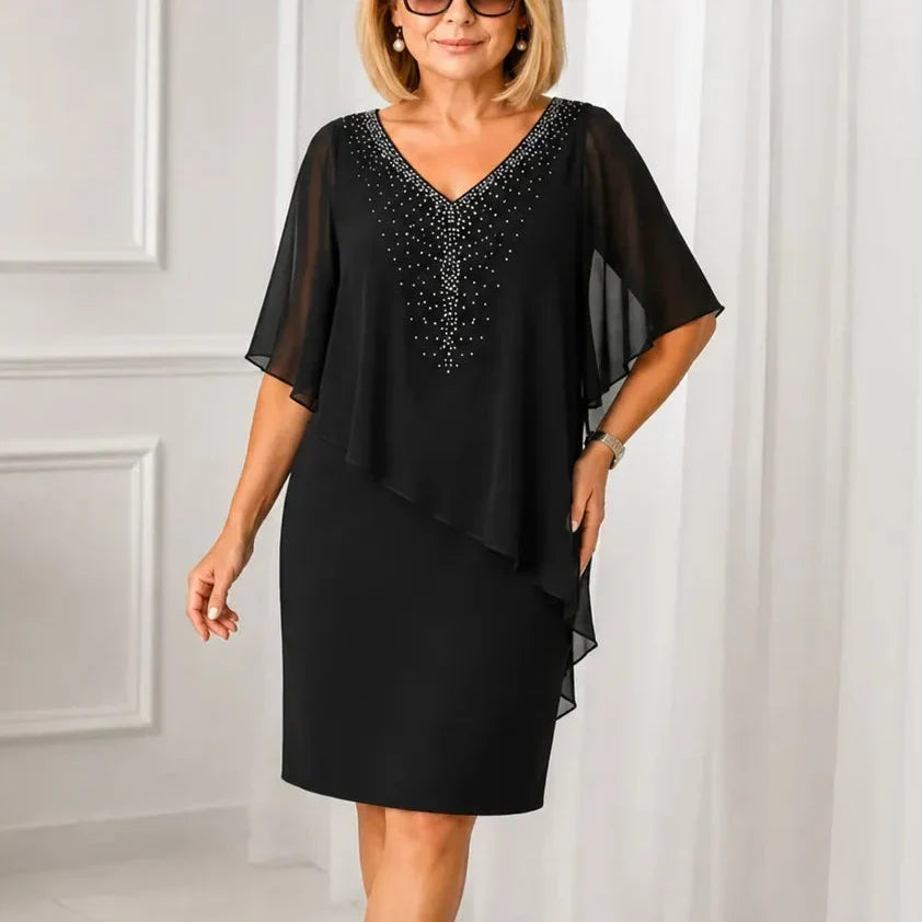 Carol™ | Tummy-Flattering Christmas Dress