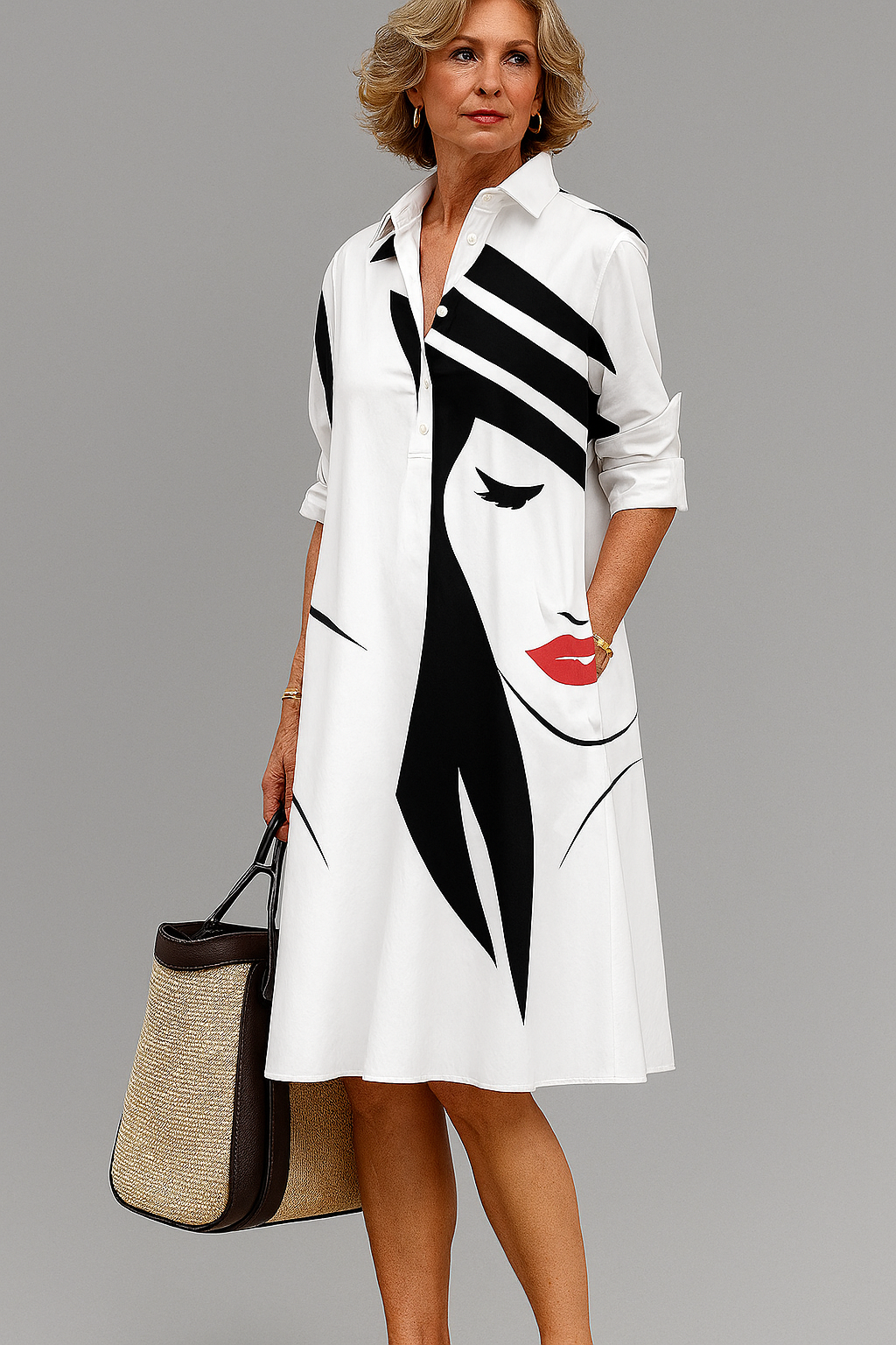 Bella | Artistic Midi Dress
