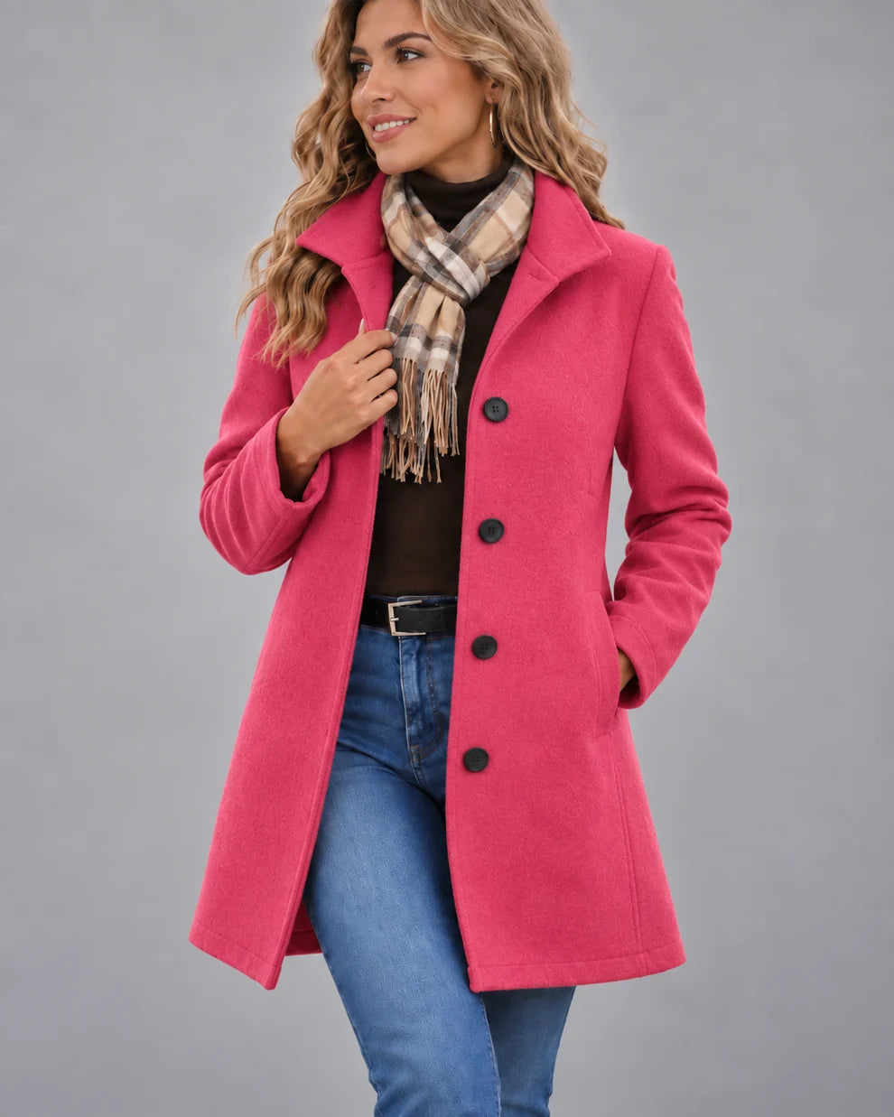 Lily™ | Elegant Classic Coat With Buttons