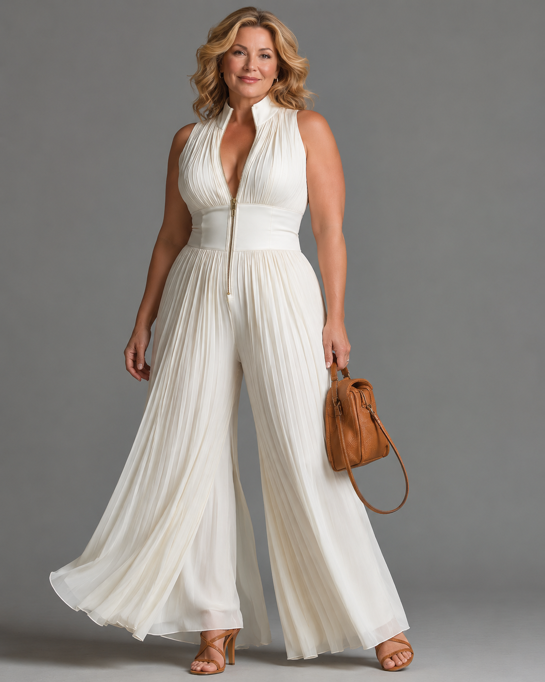 Natalie™ | Chic Halter Neck Jumpsuit