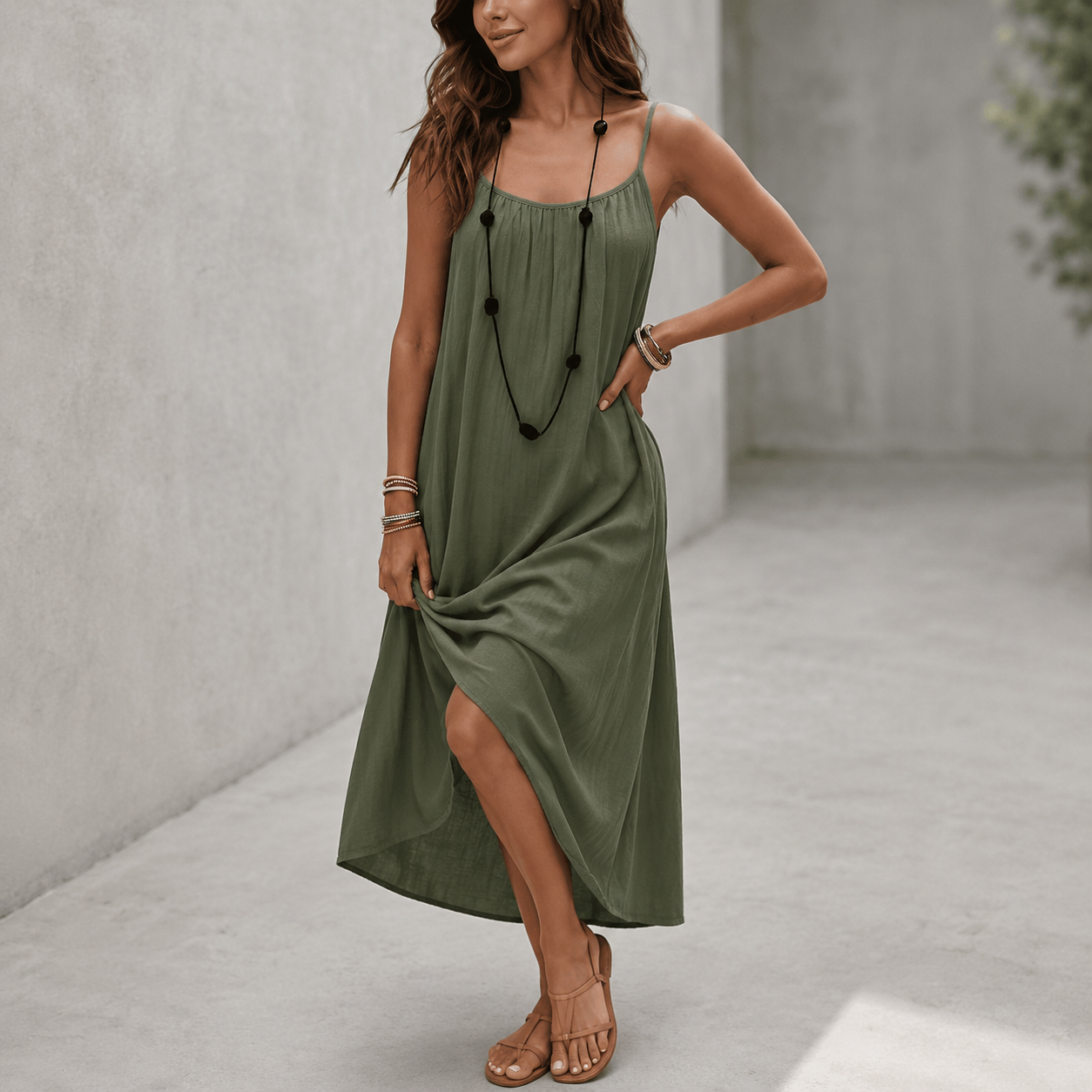 Hazel™ | Relaxed Tummy-Flattering Maxi Dress