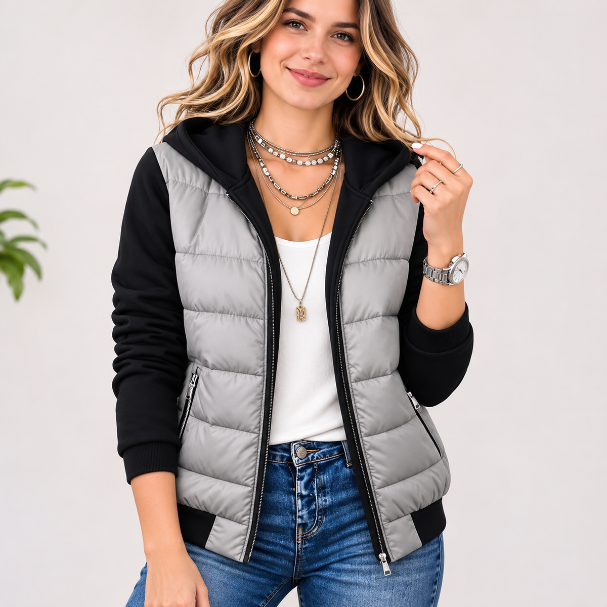 Donna™ | Padded Jacket with Hood
