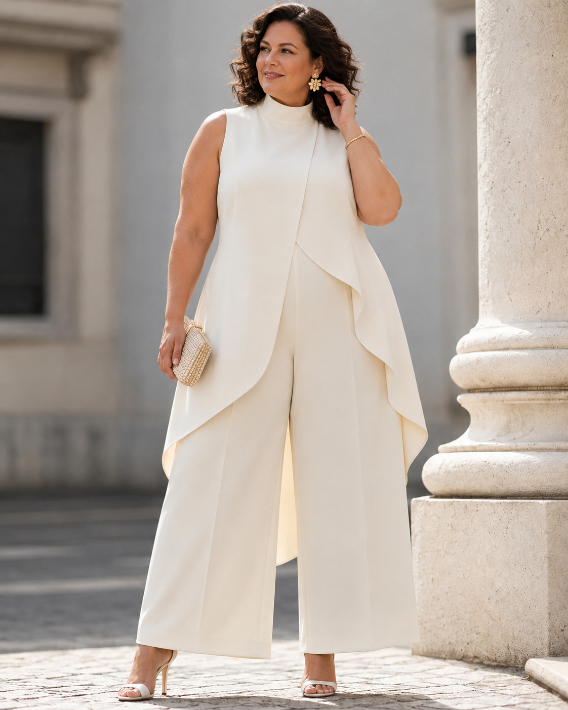 Stella™ | Elegant Sleeveless 2-Piece Tummy-Flattering Set