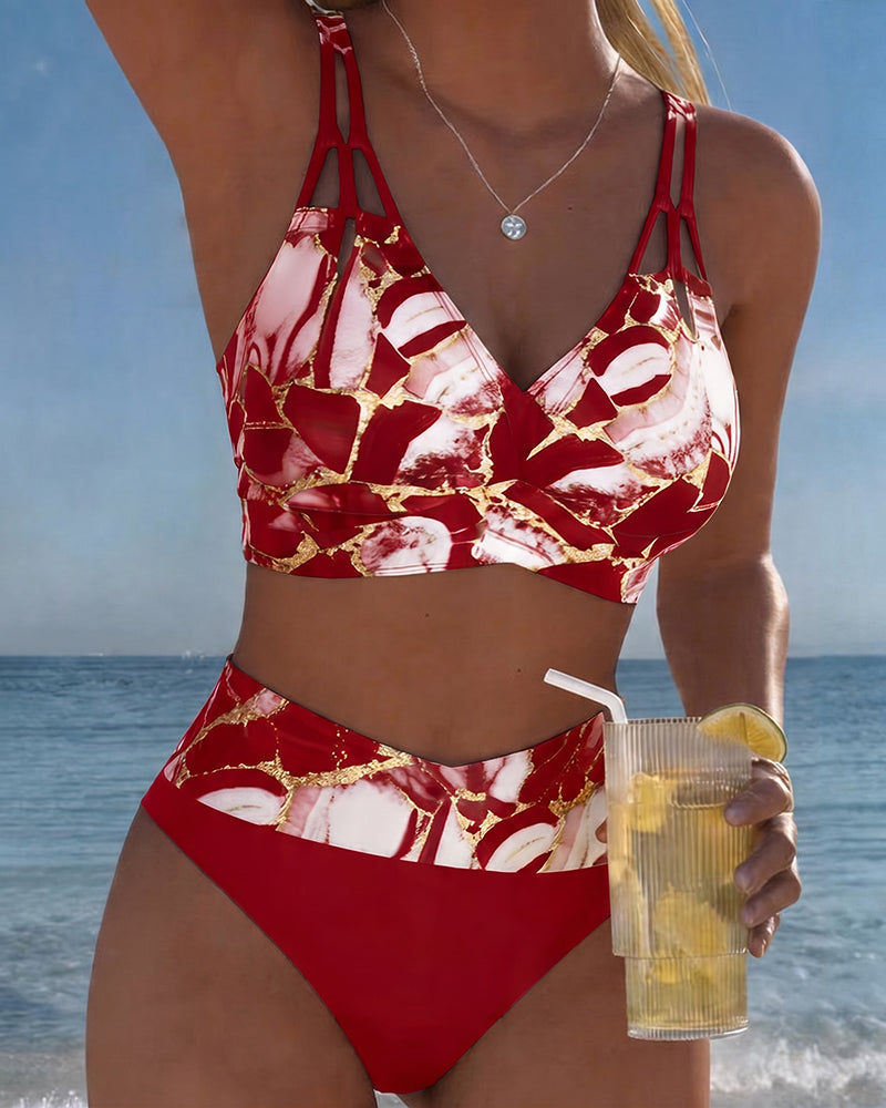 Cutout Strap Bikini Designer