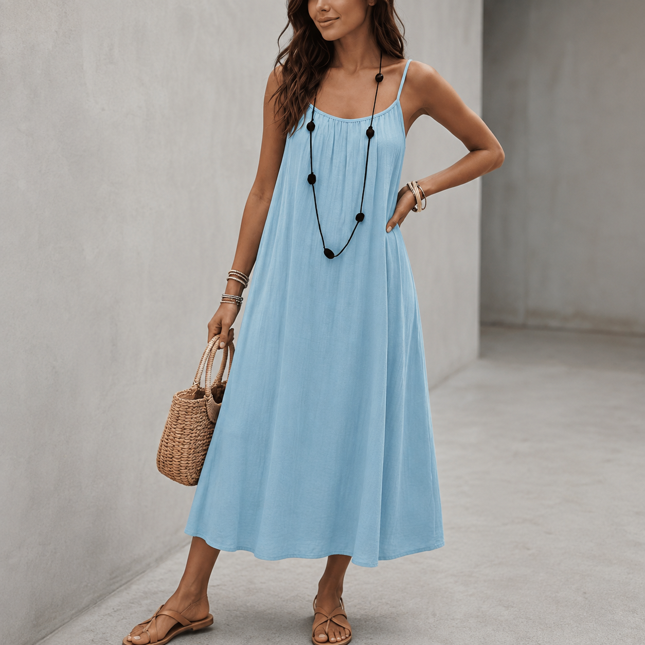 Hazel™ | Relaxed Tummy-Flattering Maxi Dress