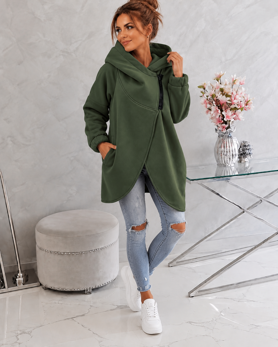 Patricia™ | Comfortable Hoodie Cardigan with Zipper