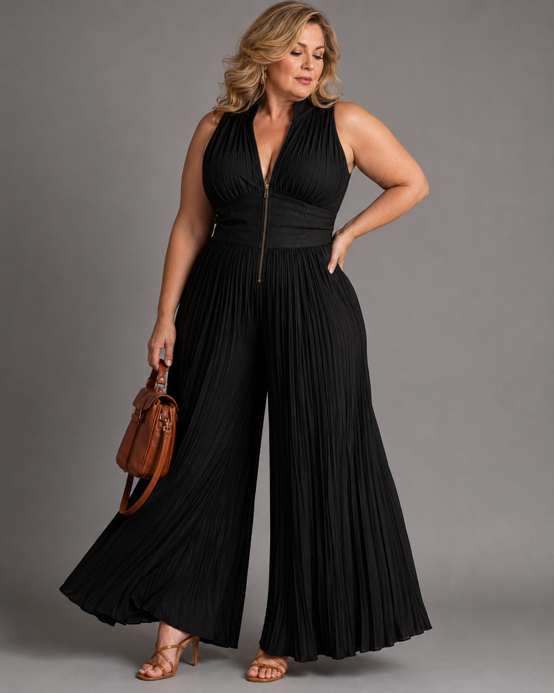 Natalie™ | Chic Halter Neck Jumpsuit