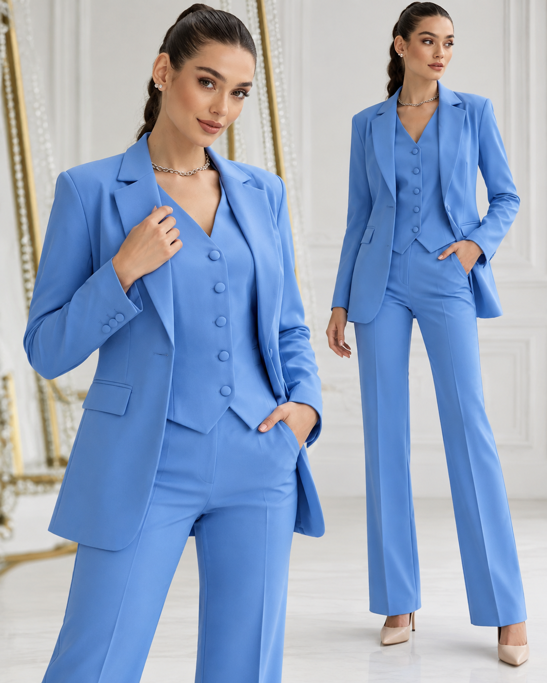 Susan™ | Elegant Three-Piece Suit