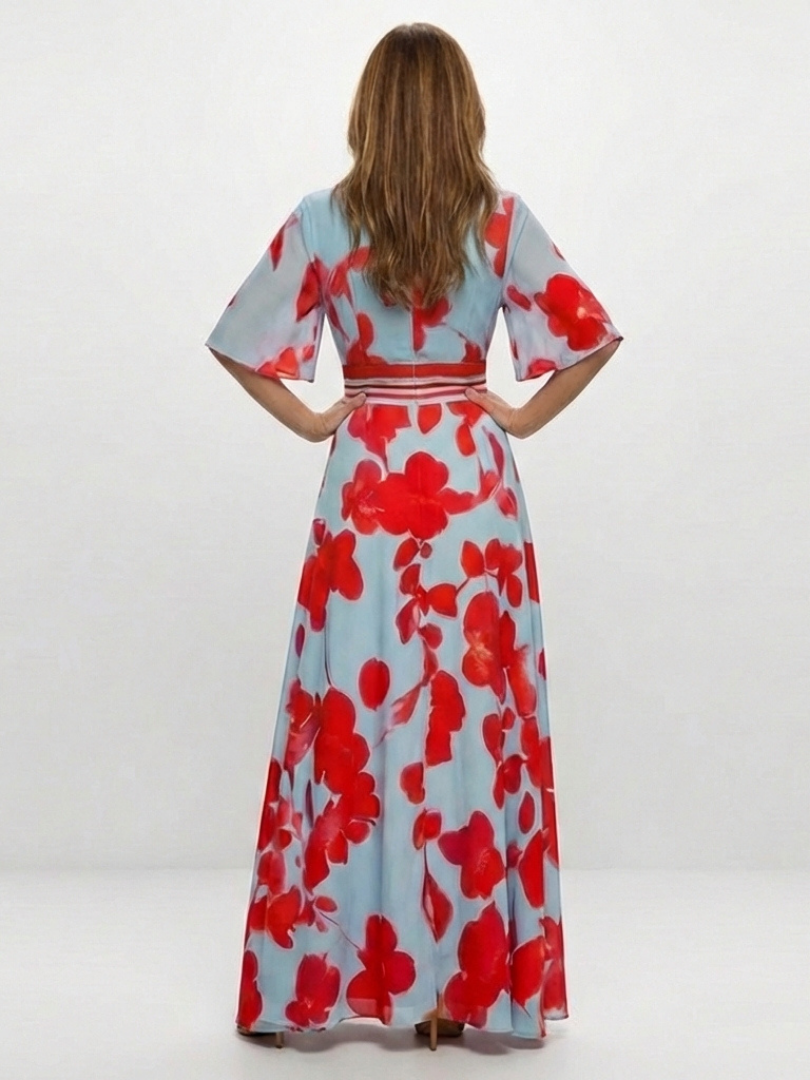 Corinne™ | Tummy-Flattering Floral Maxi Dress