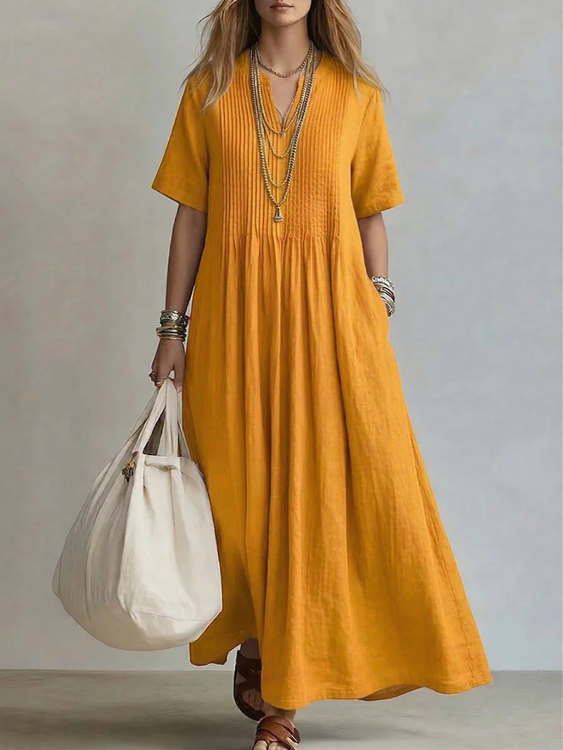 Hazel™ | Pleated Dress