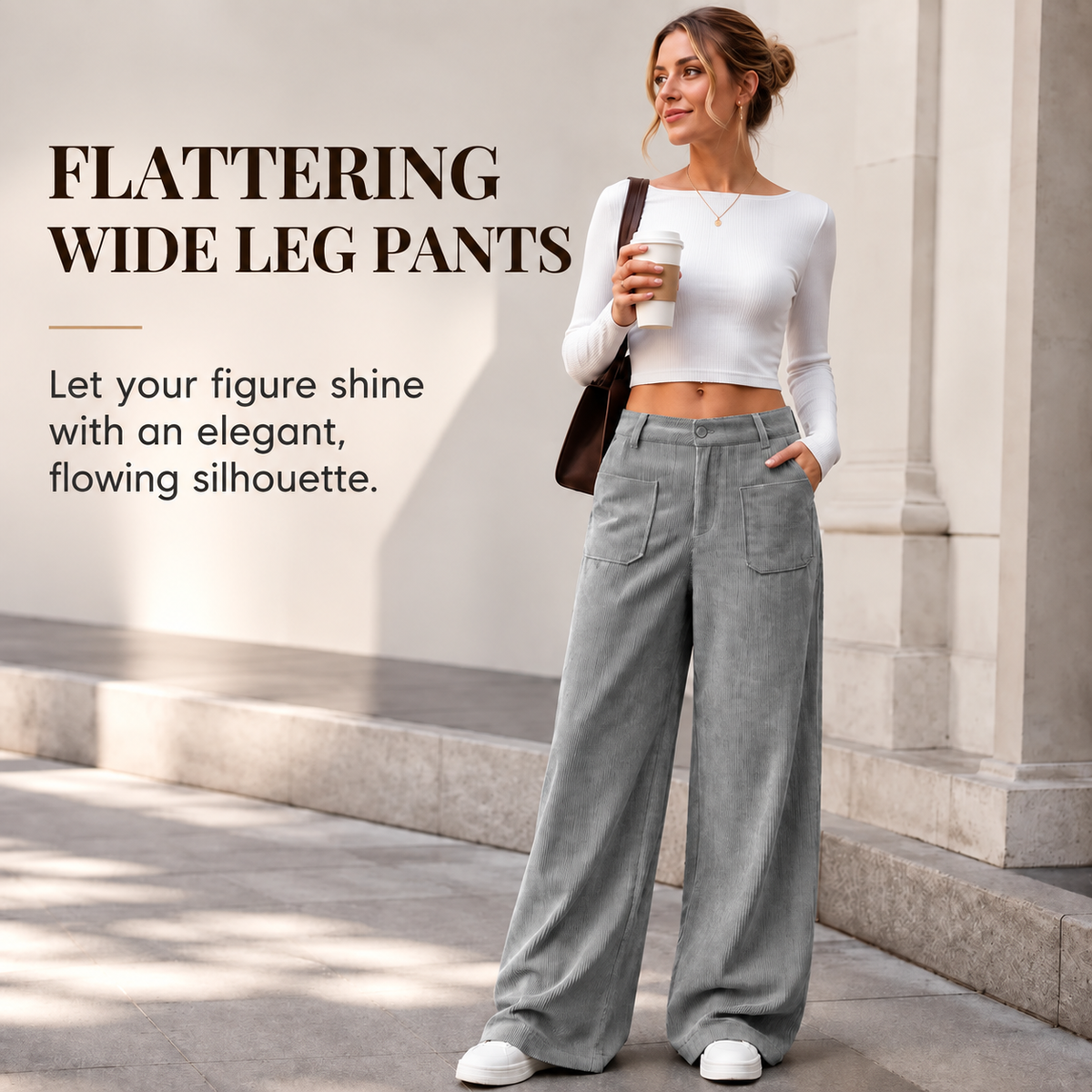 Hazel™ | Comfortable Wide Leg Pants with Pockets