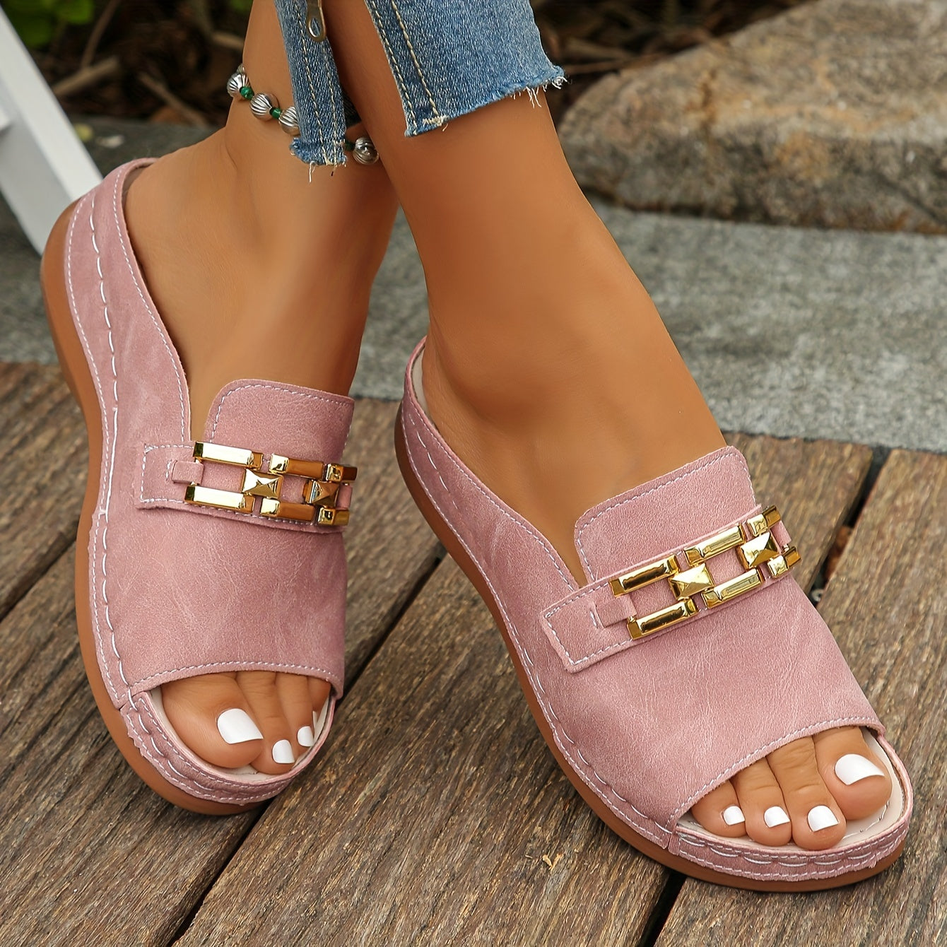 Claire | Slide Sandals