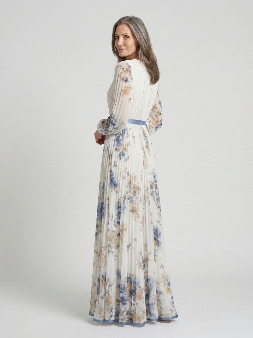 Lavinia™ | Tummy-Flattering Floral Maxi Dress