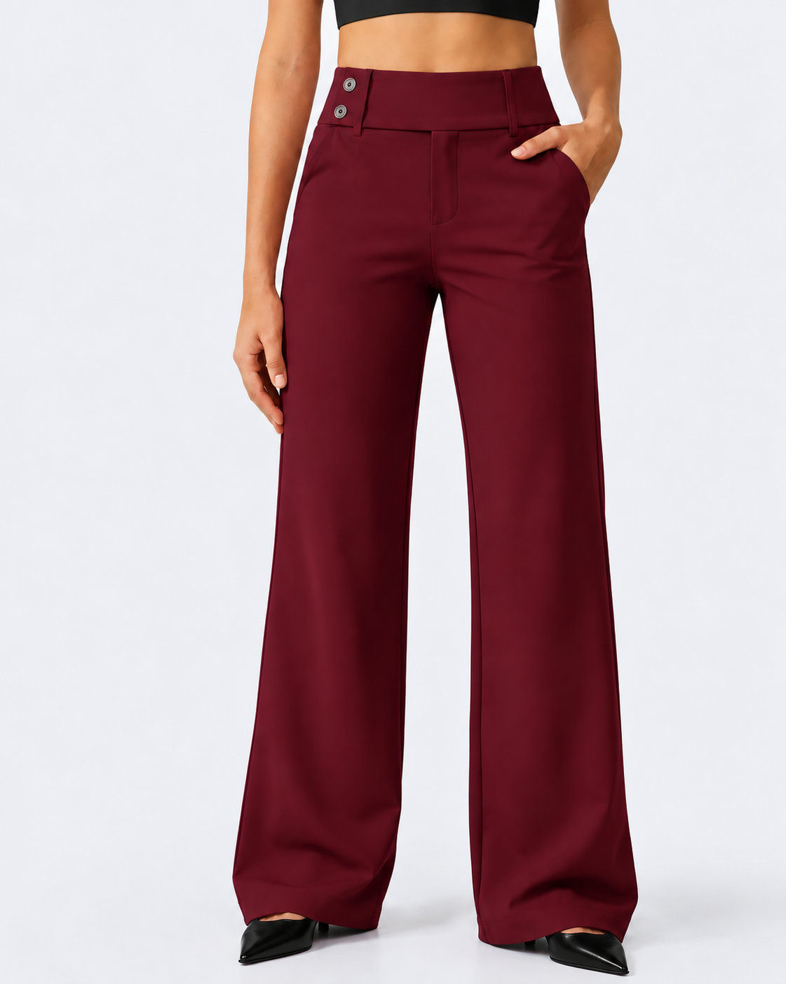 Everyday Stretch Pants | High Waist & All-Day Comfort