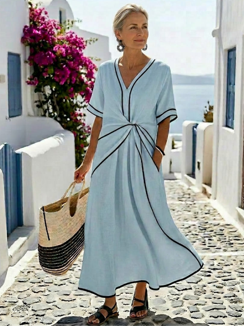 Aubrey™ | Tummy-Flattering Midi Dress