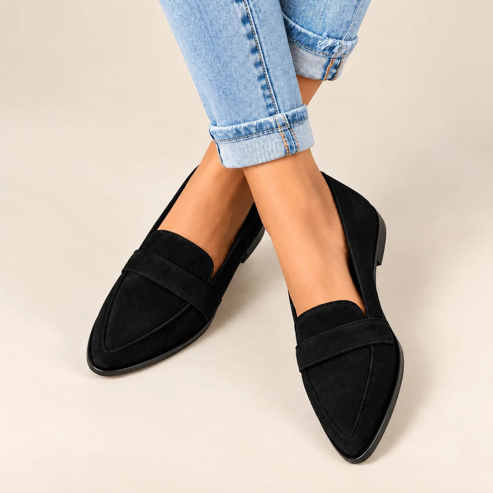 Patricia™ | Orthopedic Suede Slip-Ons with Pointed Toe