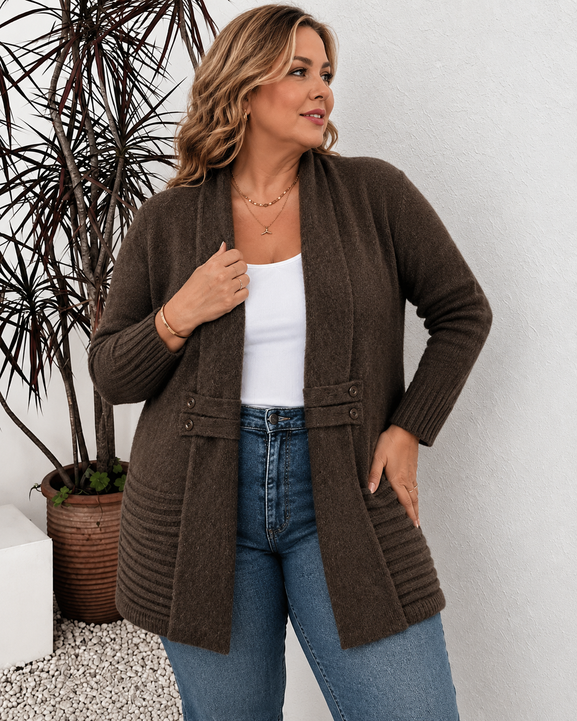 Hazel™ | Comfortable Knit Cardigan Tummy-Flattering
