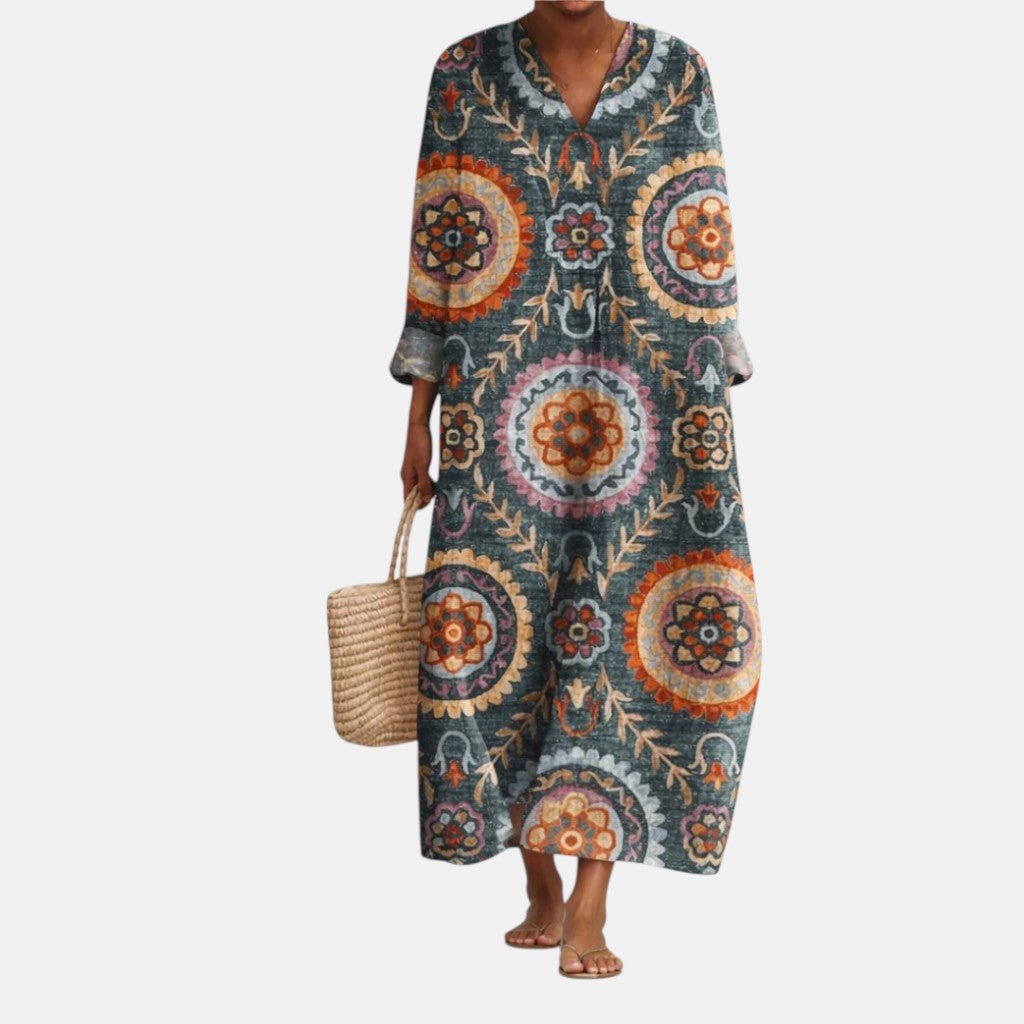 CLEMENTINE | Bohemian Maxi Dress