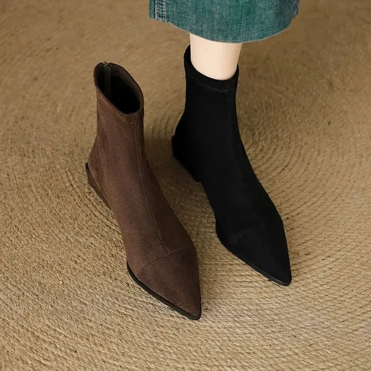 Linda™ | Orthopedic Suede Ankle Boots with Low Heel